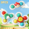 Suction Cup Spinner Bath Toys for Babies and Toddlers