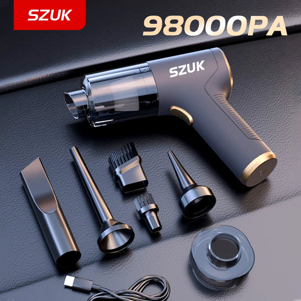 Portable Wireless Car Vacuum Cleaner with Strong Suction