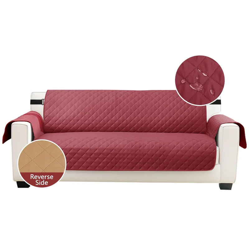 Waterproof Sofa Slipcover with Non-Slip Grip
