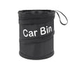 Waterproof Car Trash Can with Lid and Side Pocket