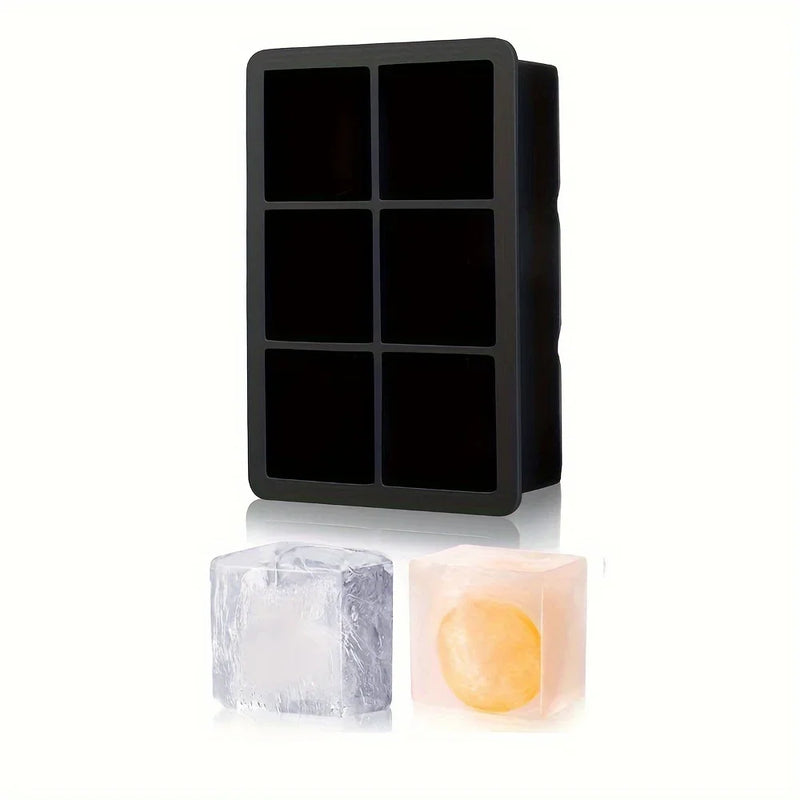 6-Grid Silicone Ice Cube Mold