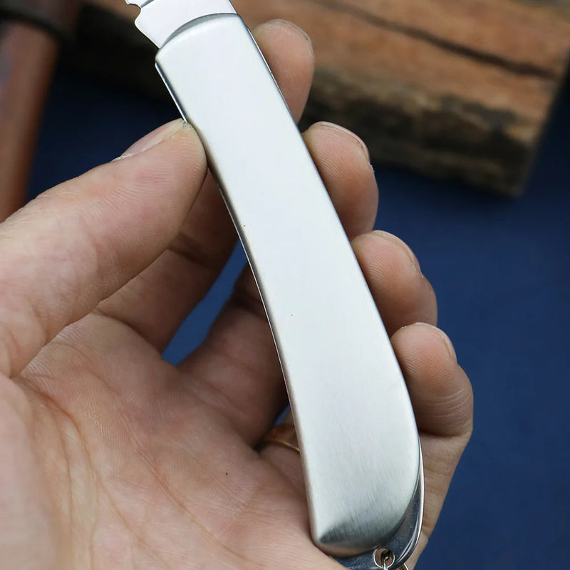 Compact Stainless Steel Folding Utility Knife