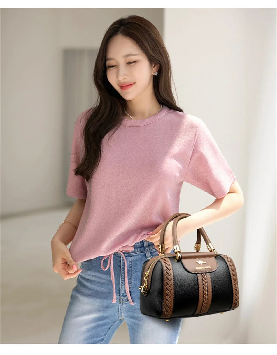 Luxury Leather Shoulder & Crossbody Bag for Women
