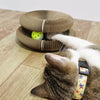 Foldable Cat Scratcher with Bell & Interactive Ball