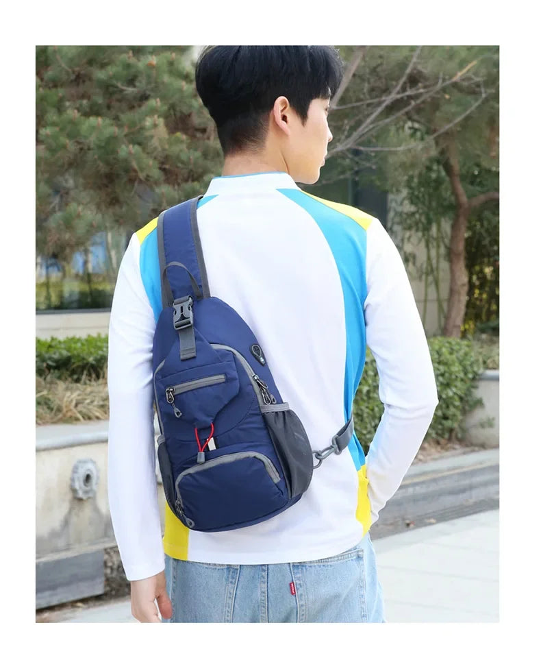 Waterproof Nylon Sling Chest Bag