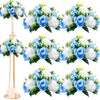Set of 6 Silk Rose Flower Balls for Wedding & Event Decor