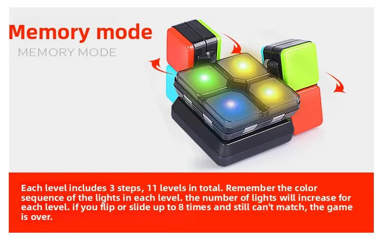 Electronic Handheld Puzzle Fidget Game with 4 Modes