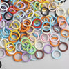 Spring-Loaded Round Carabiner Clips for Bags, Keys, and Jewelry