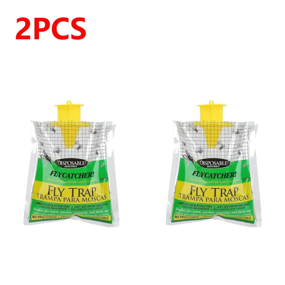 Hanging Disposable Fly Trap Bag with Bait
