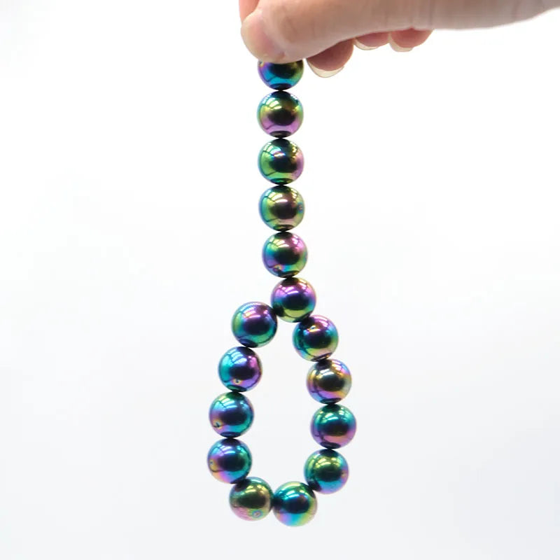 Colorful Polished Magnetic Stone Balls for Stress Relief and Play