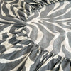 Zebra Print Fitted Bed Sheet with Elastic Edge