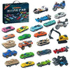 48-Piece Die-Cast Racing Car Set with Storage Case