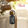 Drive Safe Dad Keychain