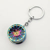 Gearbox Keychain with Turbo Hub and Brake Disc Pendant