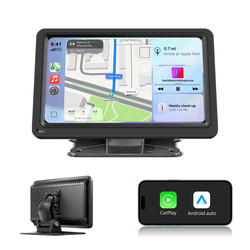 7-Inch Wireless CarPlay & Android Auto Touchscreen Head Unit