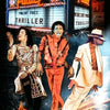A movie poster featuring three figures in period costumes against a backdrop with the word Palace and thriller text.