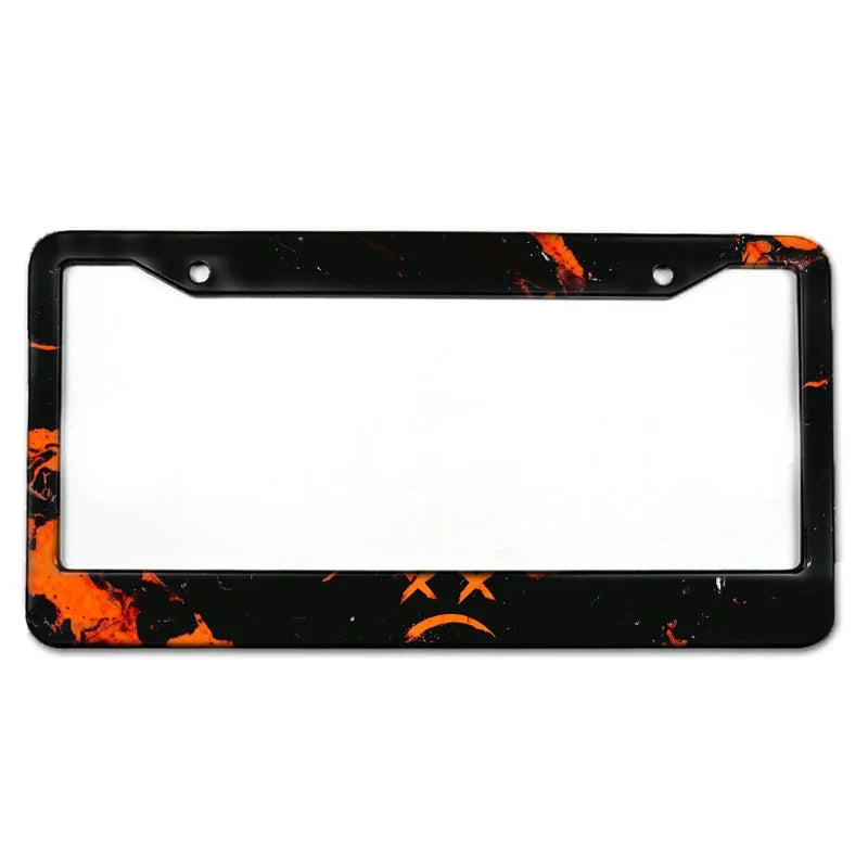 Custom Aluminum License Plate Frame with HD Design