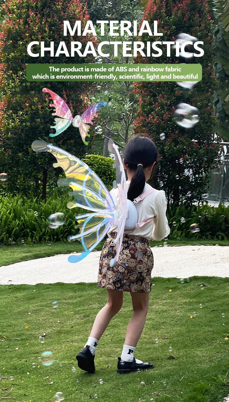 Glowing Fairy Wings for Kids with LED Light Straps