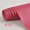 A roll of pink PU leather patch for furniture and craft repairs, showing the texture and rolled form.
