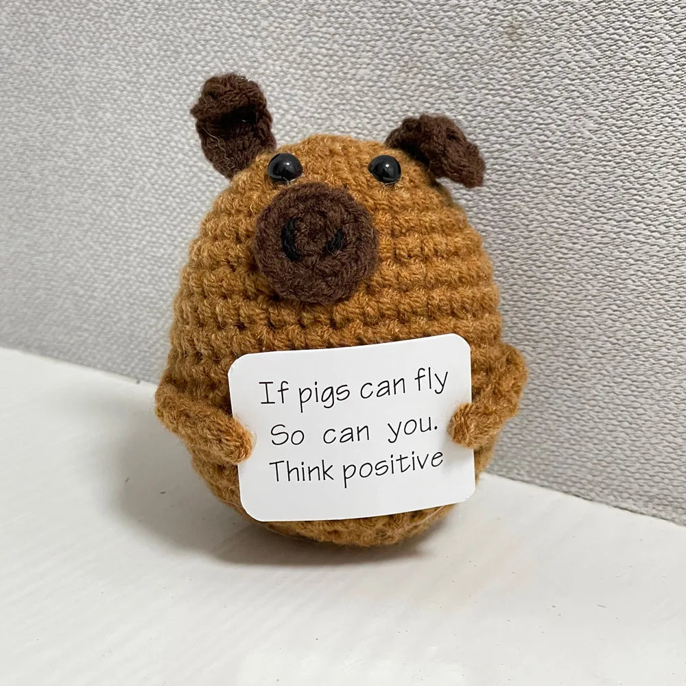 Handmade Crochet Dumpster Fire Doll – Funny Emotional Support Decor