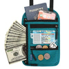 RFID Blocking Neck Wallet for Travel