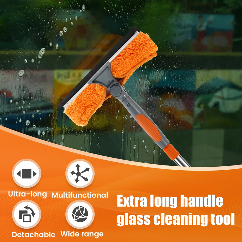 Extendable Double-Sided Window Cleaning Kit