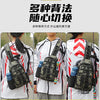 Waterproof Crossbody Fishing Gear Bag with Rod Holder