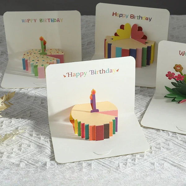 3D Pop-Up Birthday Card with Envelope