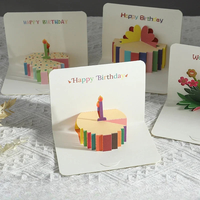 3D Pop-Up Birthday Card with Envelope