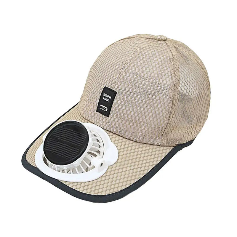 Gorra con Ventilador Solar