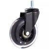 5-Pack 3-Inch Swivel Casters with Brakes and Threaded Stems