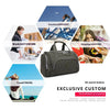 Lightweight Nylon Travel Duffle Bag for Women