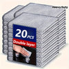 Double-Layer Steel Wire Cleaning Cloth with Microfiber Mesh