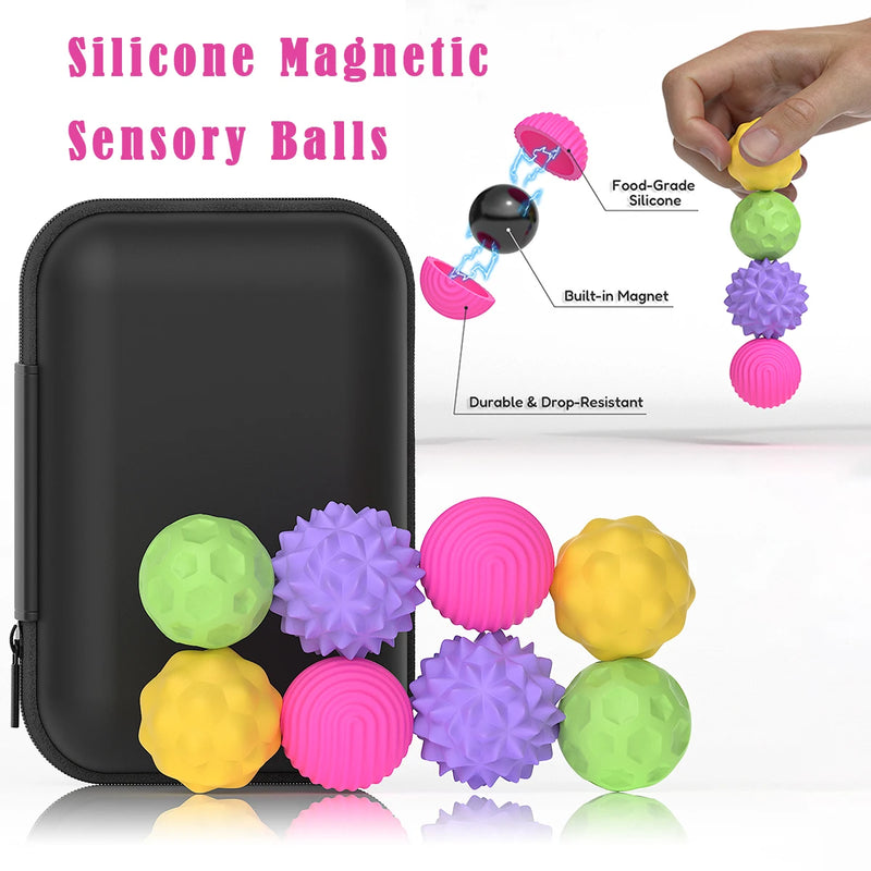 Magnetic Silicone Fidget Ball