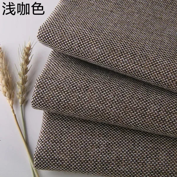 Premium Cotton-Linen Upholstery Fabric – Solid Colors, Durable & Versatile