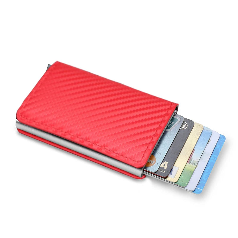 Porte-Carte en Fibre de Carbone Anti-RFID