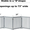 Modern Wooden Pet Gate with Sliding Door