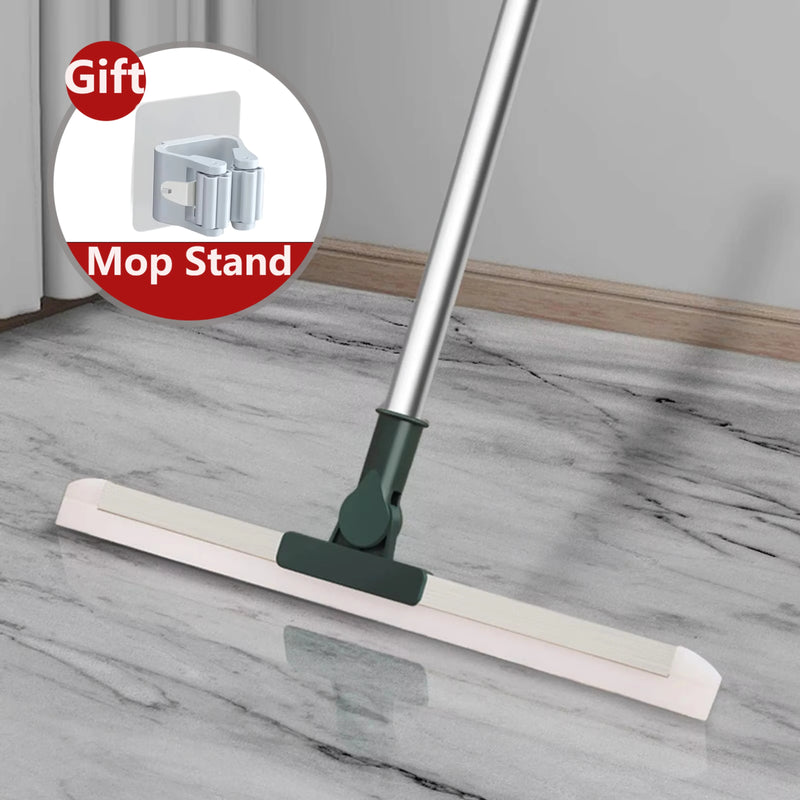 Heavy-Duty Floor Squeegee with Aluminum Handle