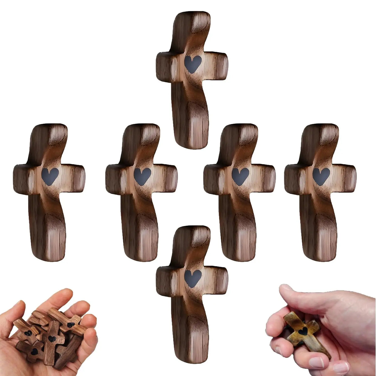 Handmade Pocket Prayer Cross for Comfort and Reflection