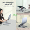 Adjustable Aluminum Laptop Stand with Cooling Design
