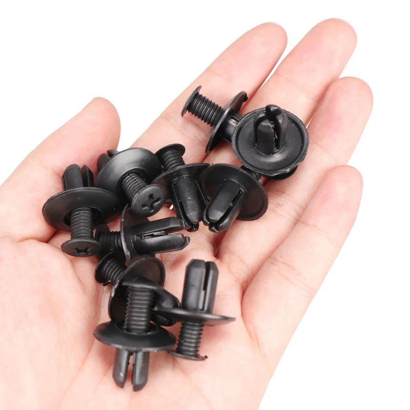Plastic Push Rivets for Car Trim Panels (50-Pack)