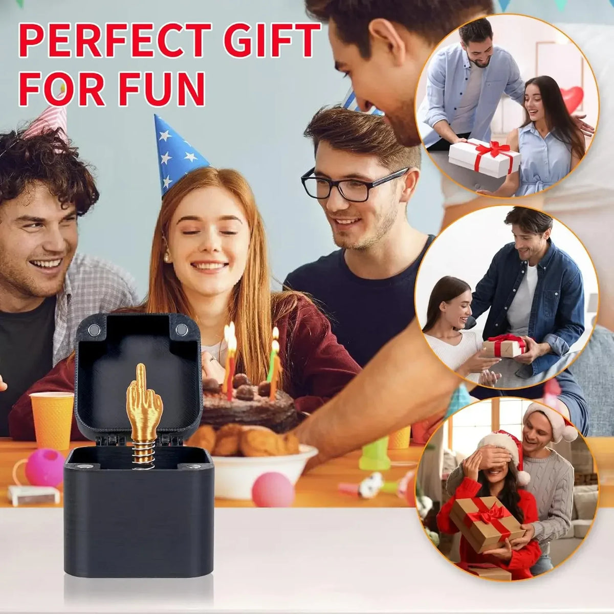 Middle Finger Surprise Gift Box – Funny Gag Gift for Adults