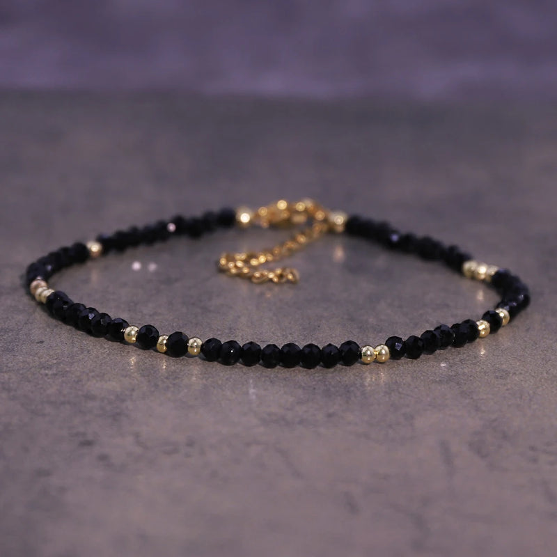 Natural Crystal Beaded Bracelet