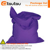 Waterproof Oxford Bean Bag Cover – Large Corner Pouf Shell (Filler Not Included)