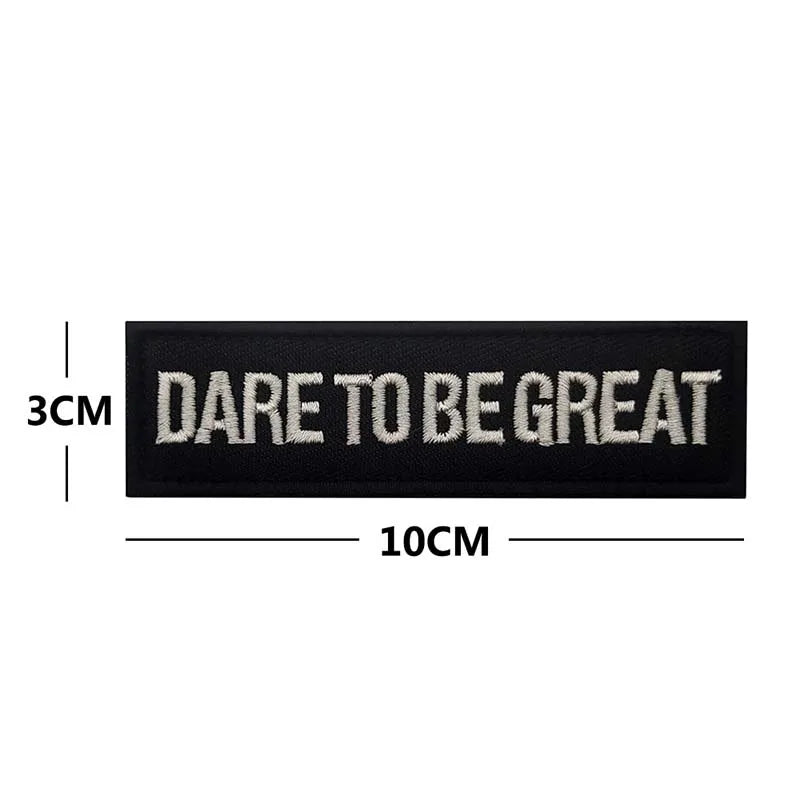 Inspirational Embroidered Patches Backpack