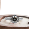 Lab-Created Moissanite Diamond Ring