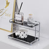 Two-Tier Metal Desktop Storage Rack