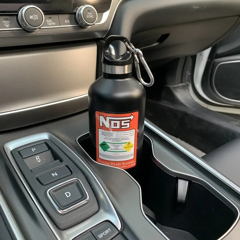 Stainless Steel 500ml Vacuum Insulated Bottle with NOS-Style Design