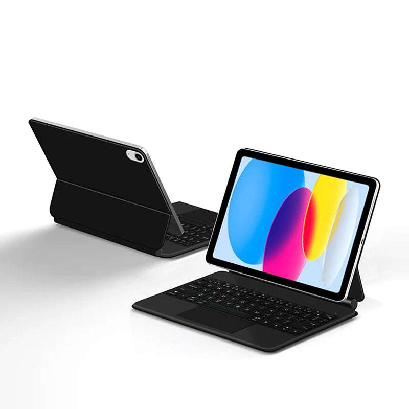 Bluetooth Keyboard Case with Touchpad for iPad Pro, Air & Standard Models