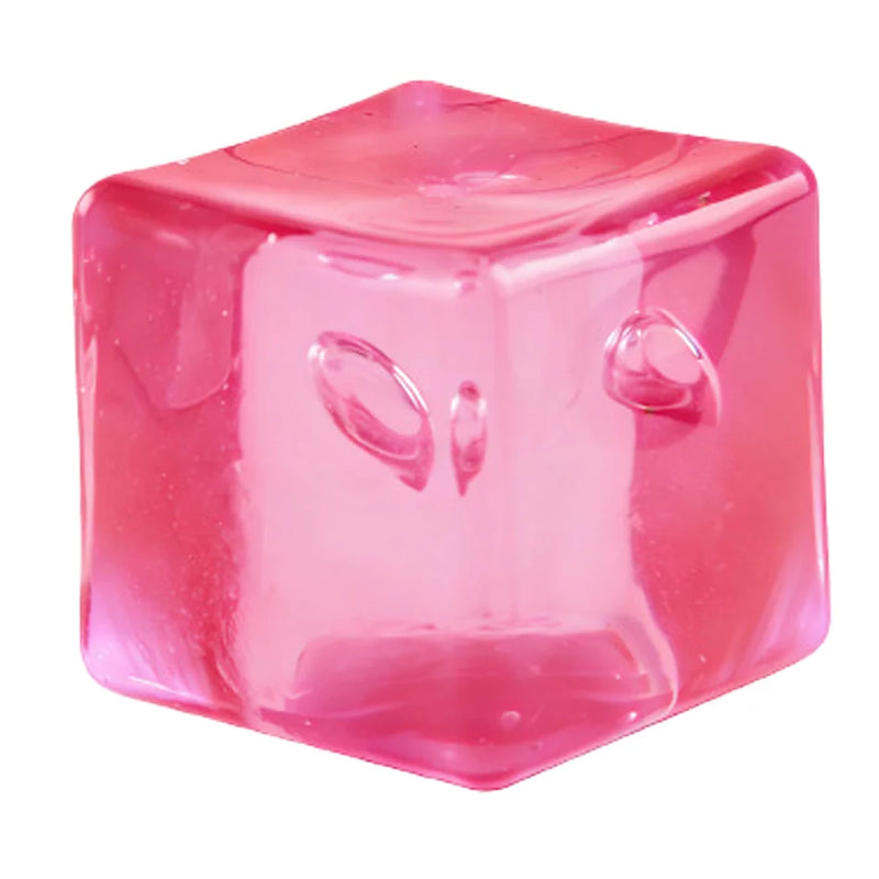Slow-Rebound Glitter Ice Cube Squishy Toy
